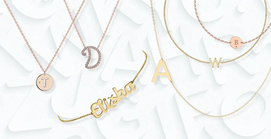 Letters - biele zlato - Briliant