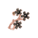 Prsteň s hnedými diamantmi Flower Feeling4