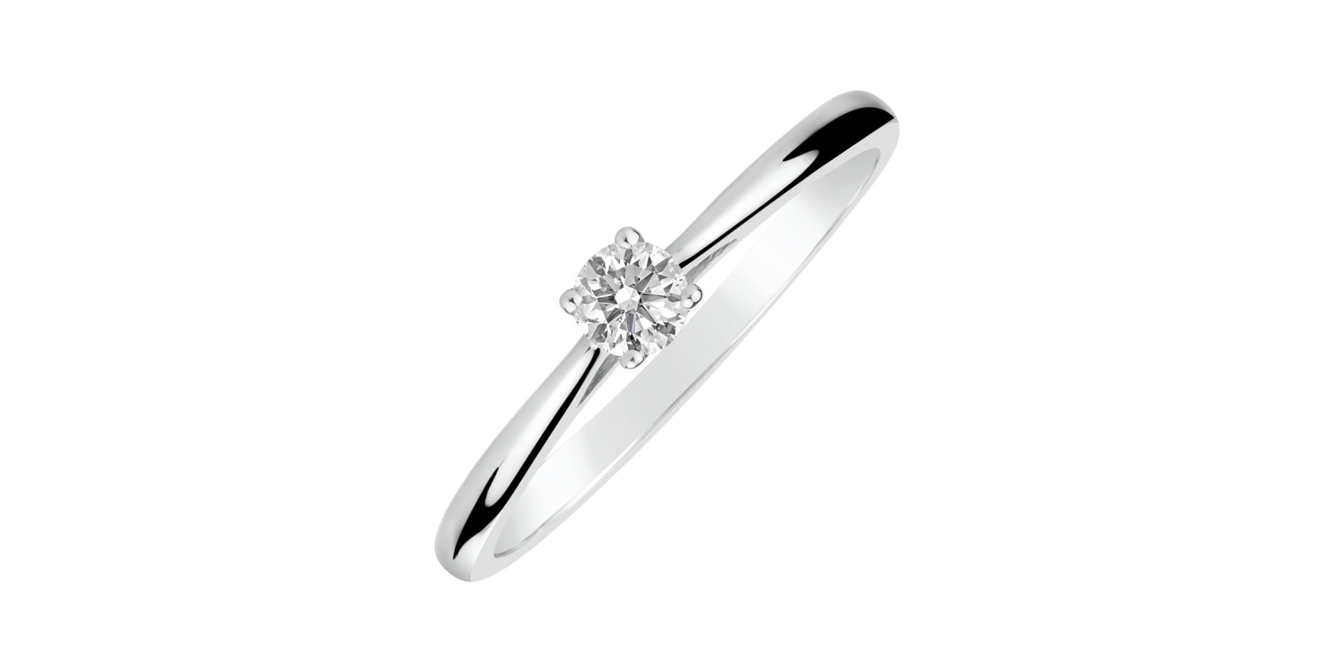 Prsteň s diamantom Made with Love