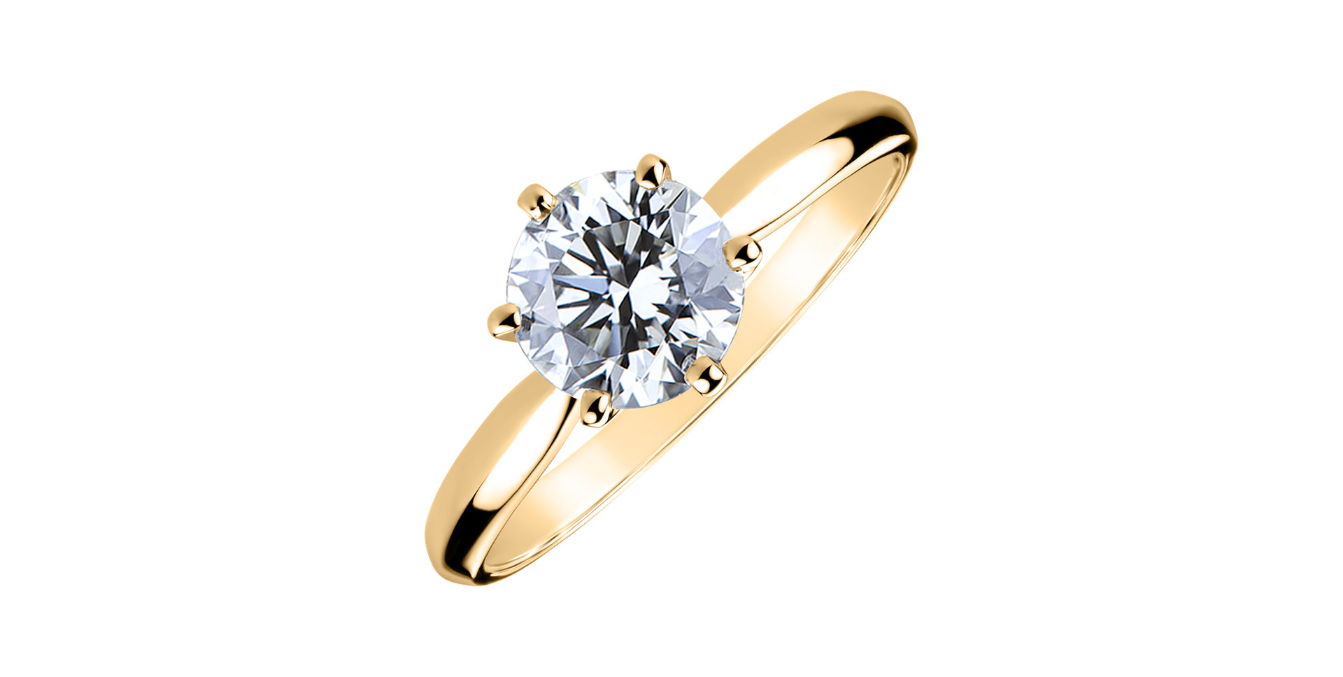 Prsteň s diamantom Eternal Joy