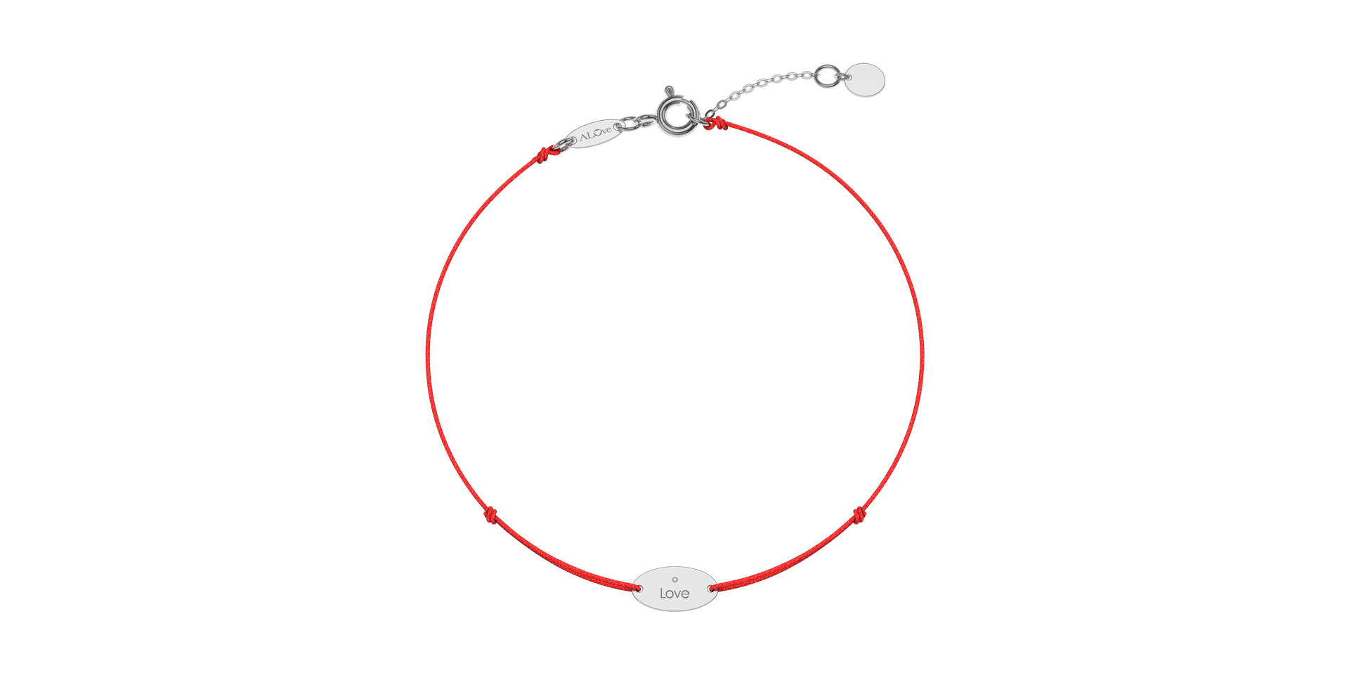 Diamantový náramok so šnúrkou Gold Stamp