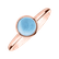 Prsteň s topásom sky Bonbon6