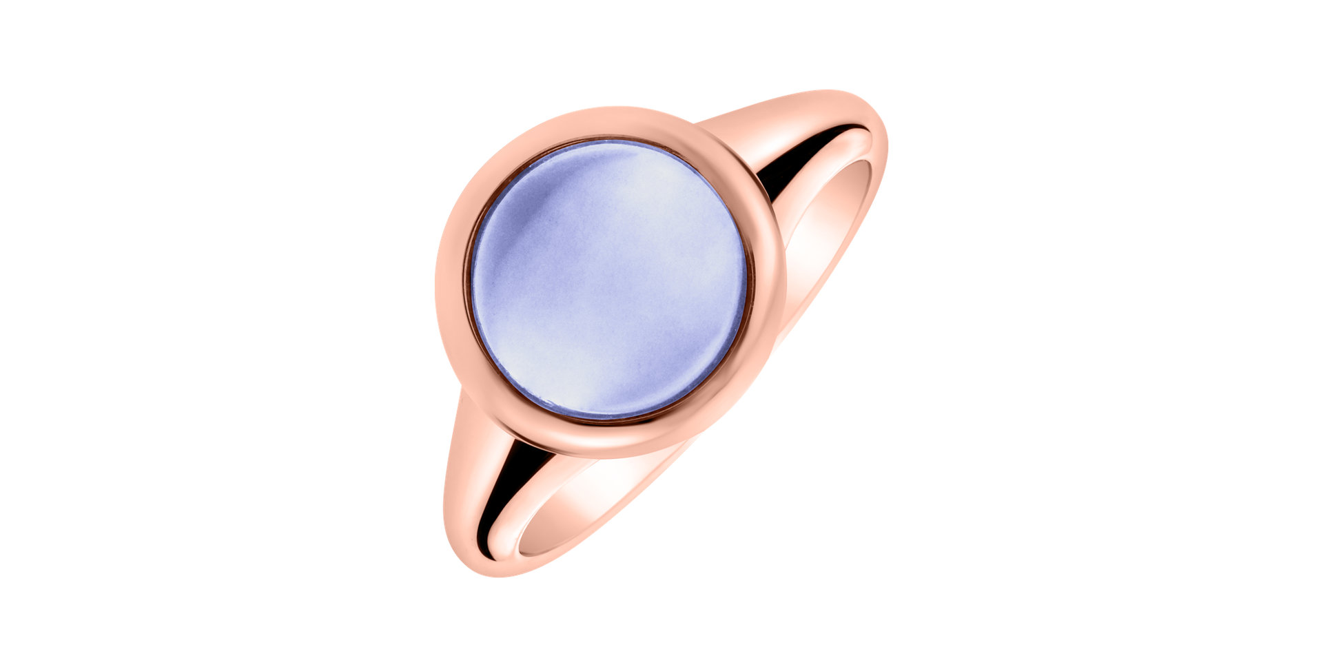 Prsteň s chalcedónom blue Bonbon
