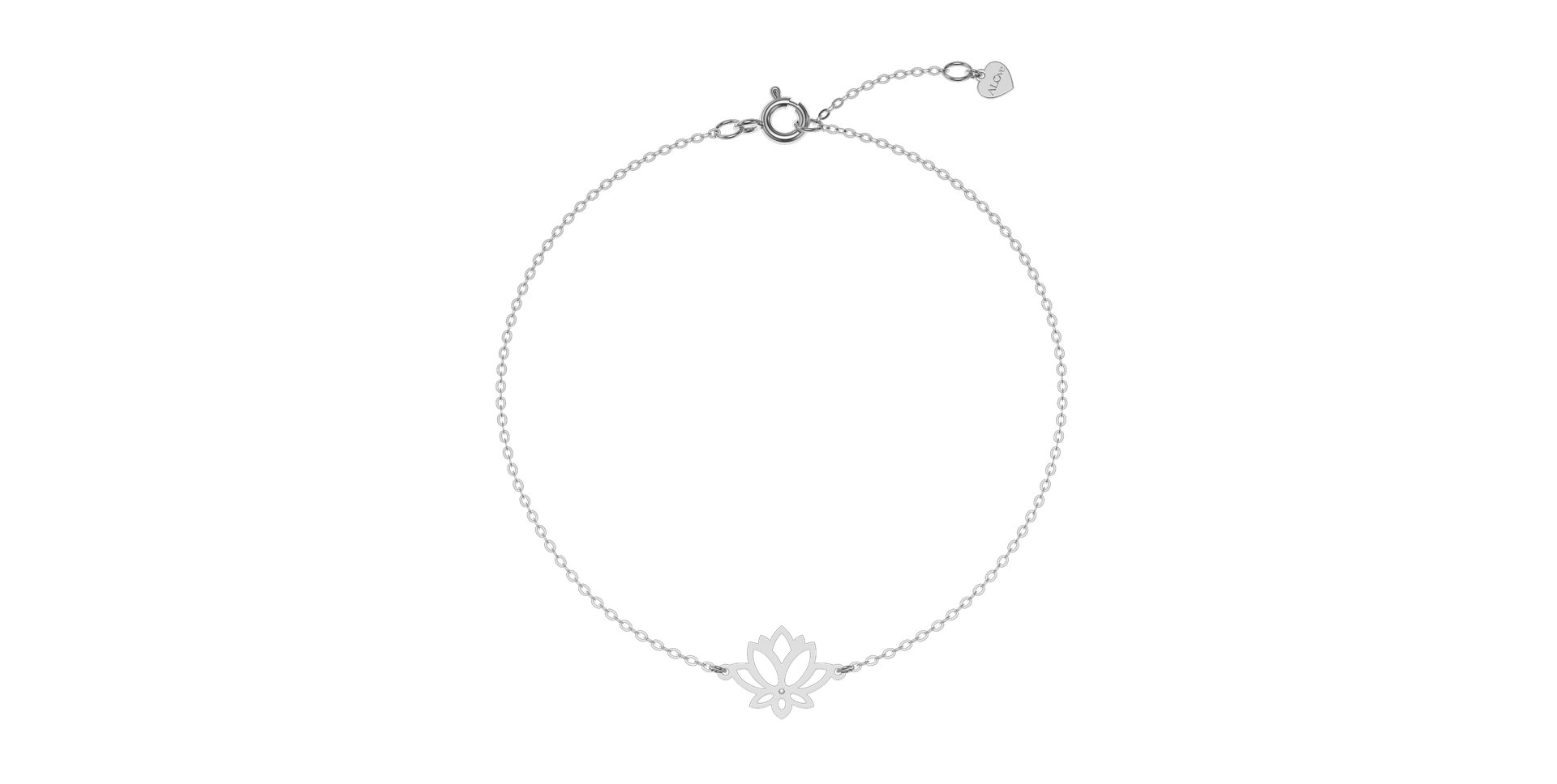 Náramok s diamantom Lotus