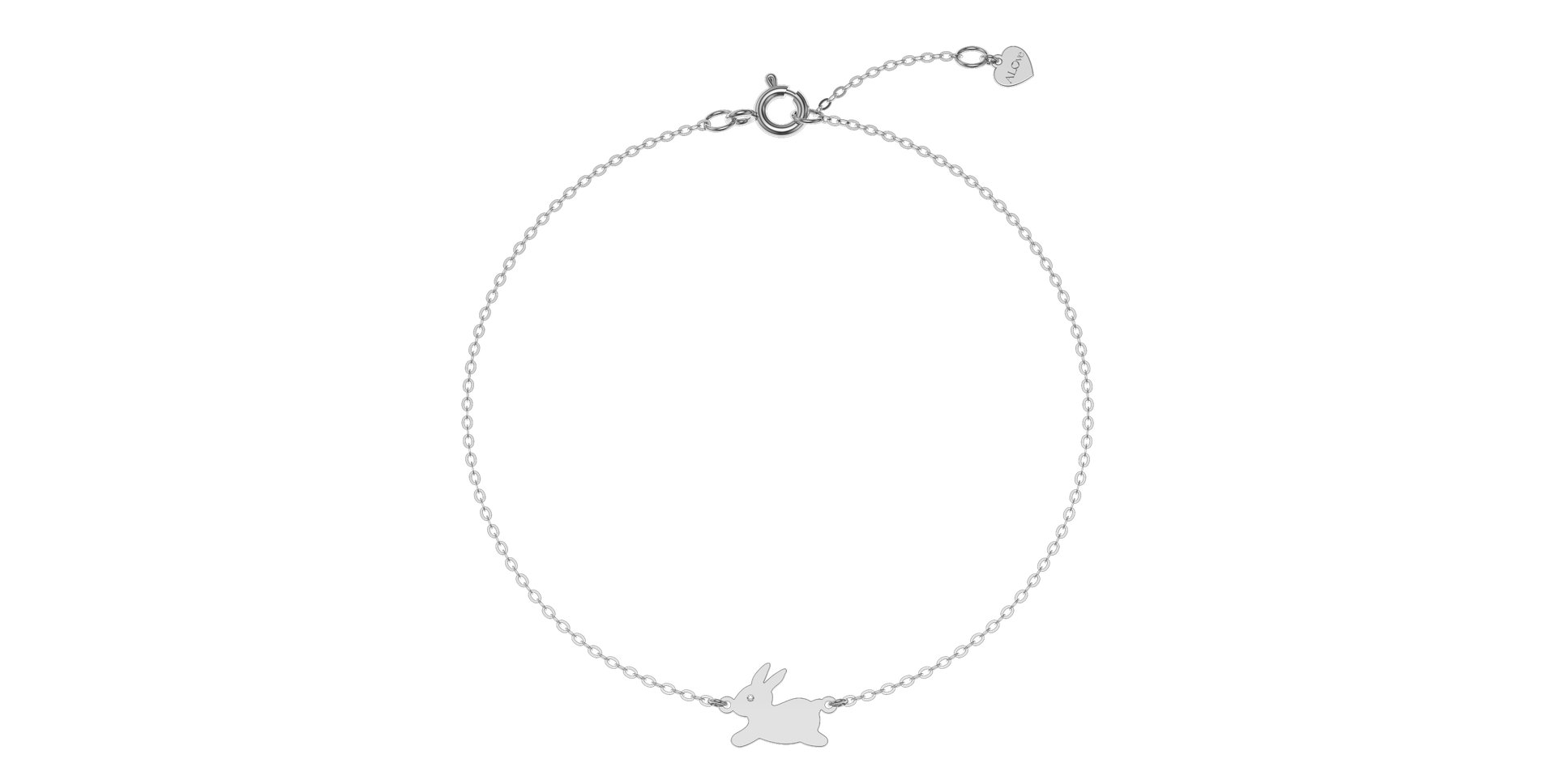 Náramok s diamantom Bunny