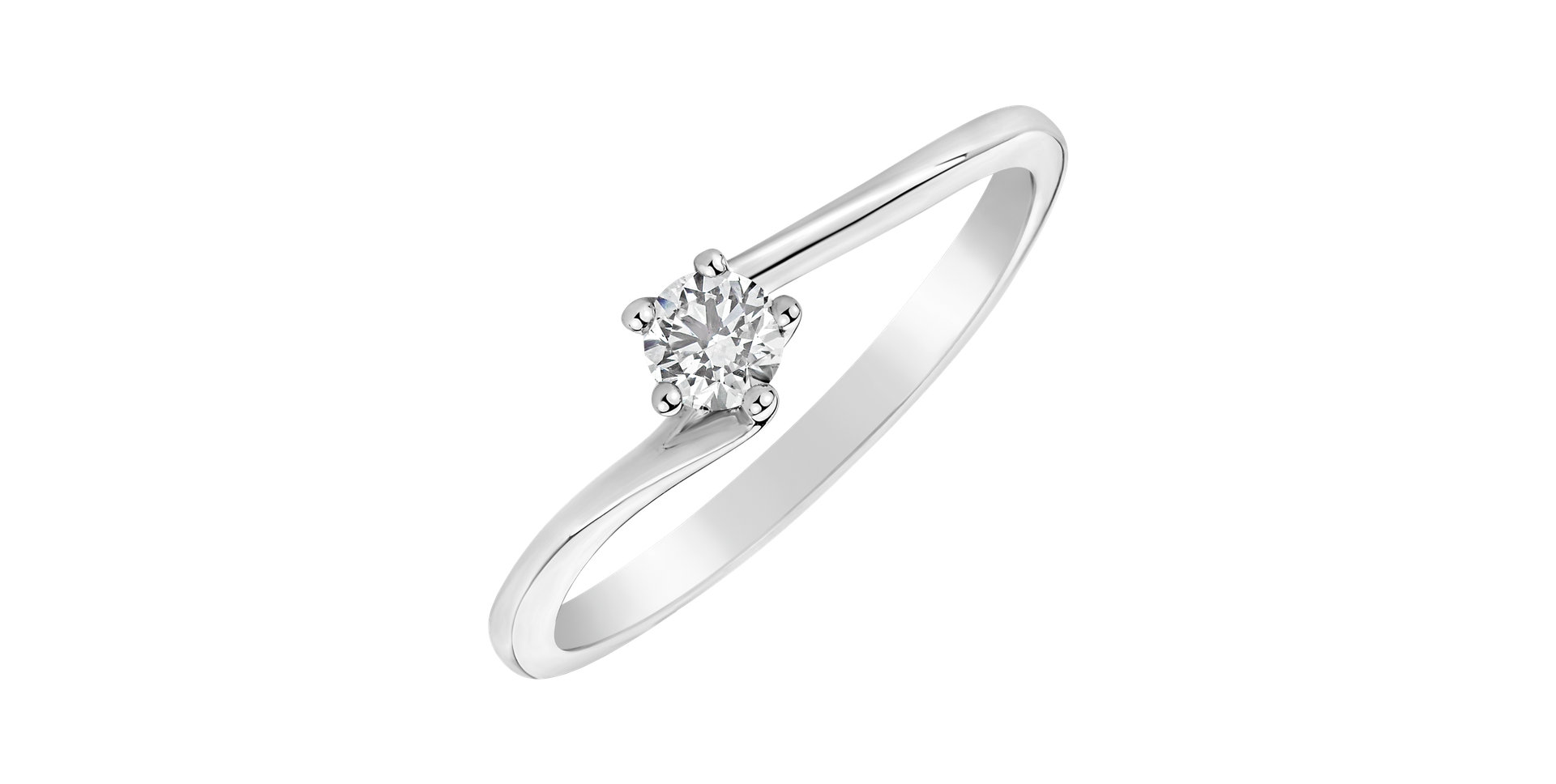 Prsteň s diamantom Vivid Love