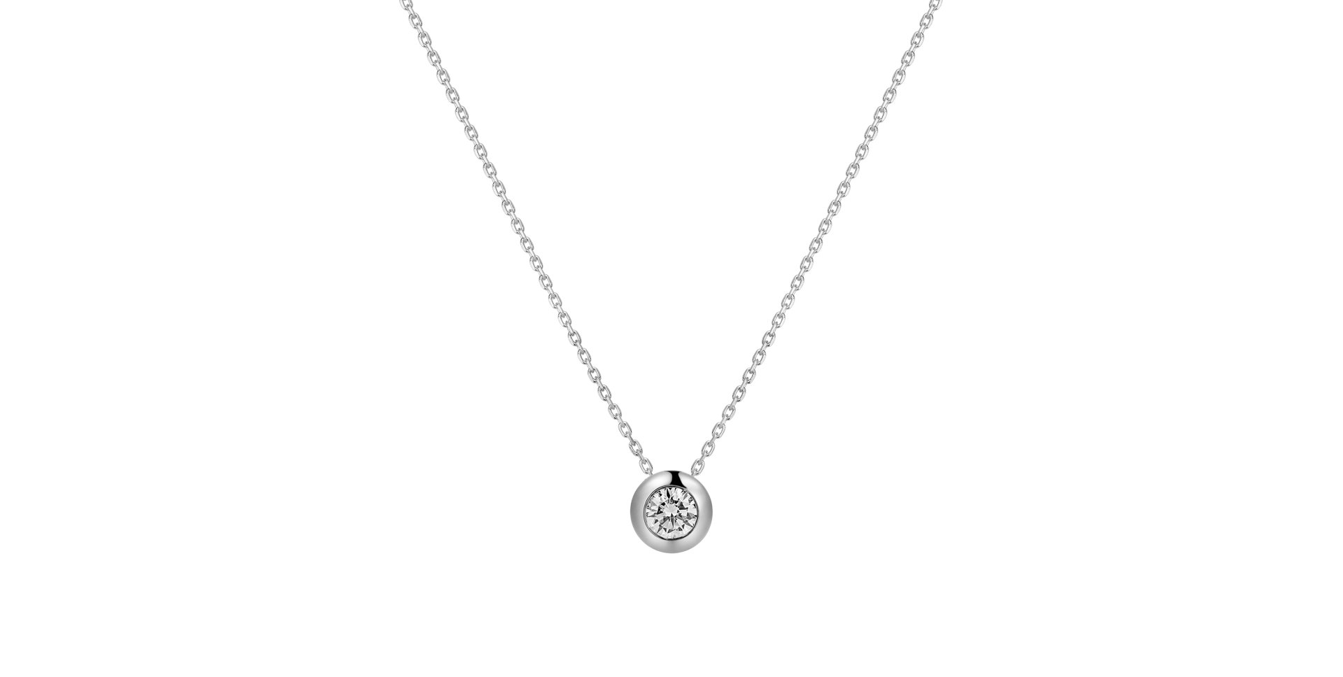 Náhrdelník s diamantom Secret Drop