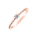 Prsteň s diamantom Bubble Love4