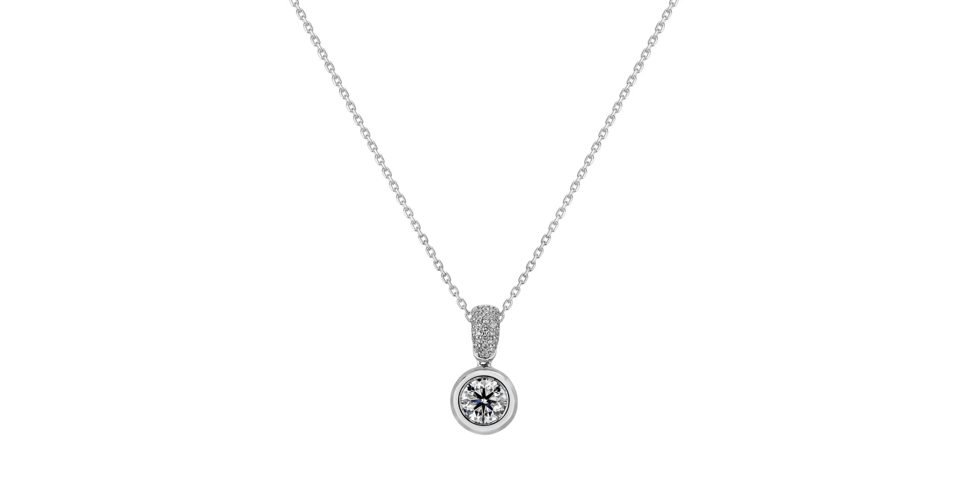 Přívěsok s diamantmi Delicate Drop