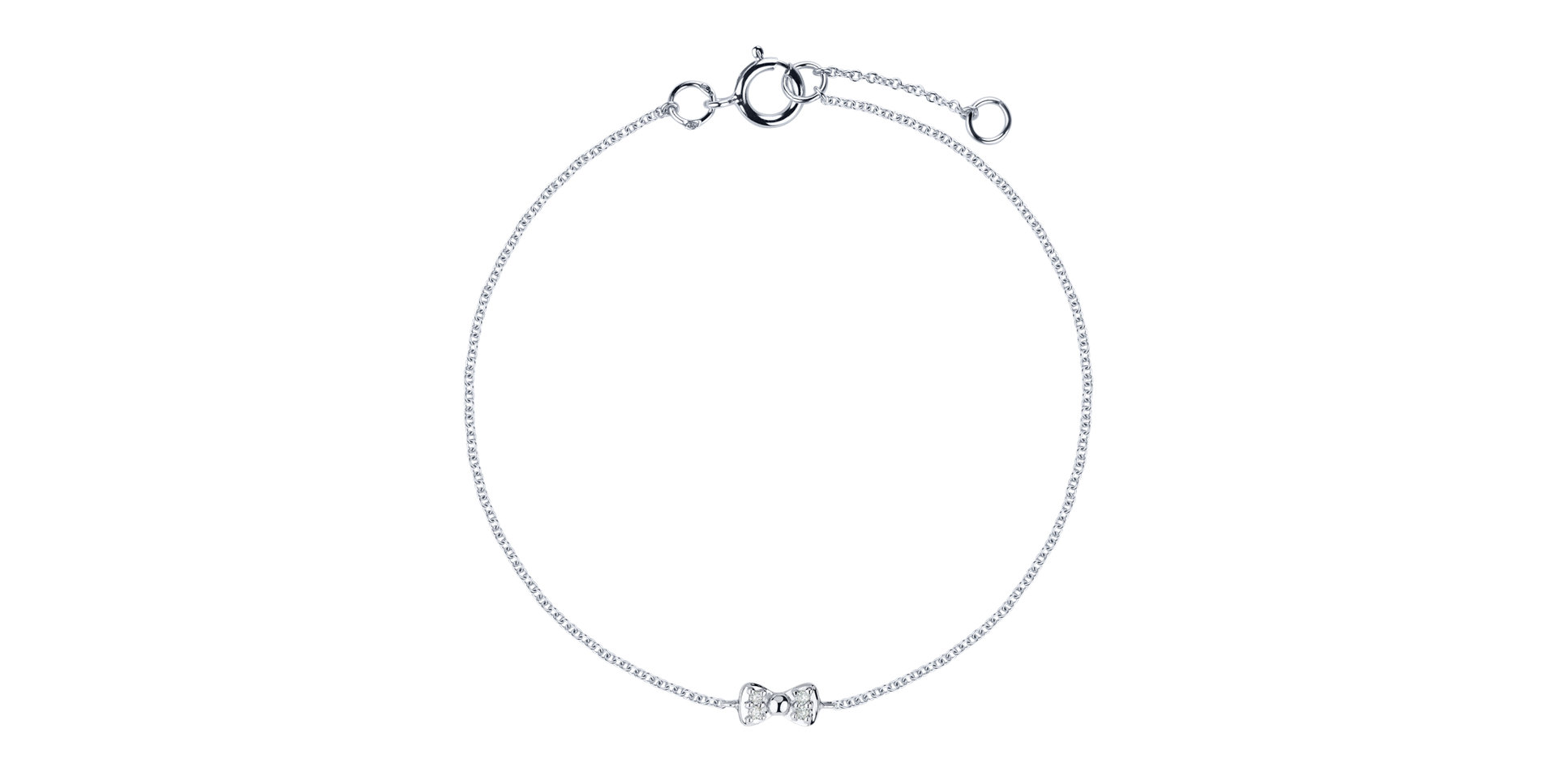 Náramok s diamantmi Shiny Bow