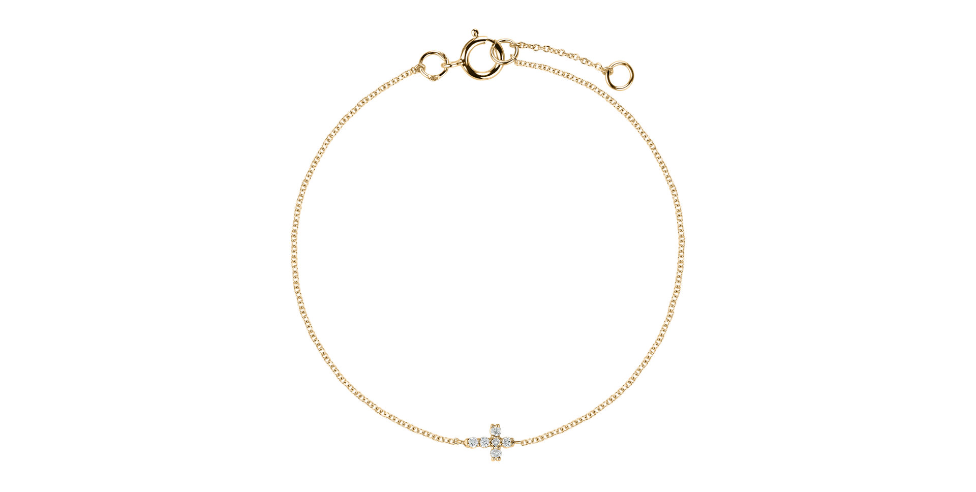 Náramok s diamantmi Shiny Cross
