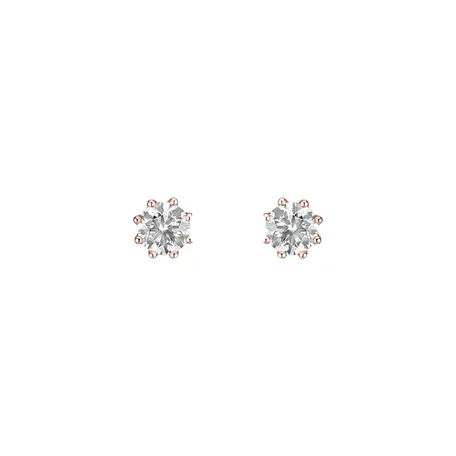 Náušnice s diamantom Essential Sparks