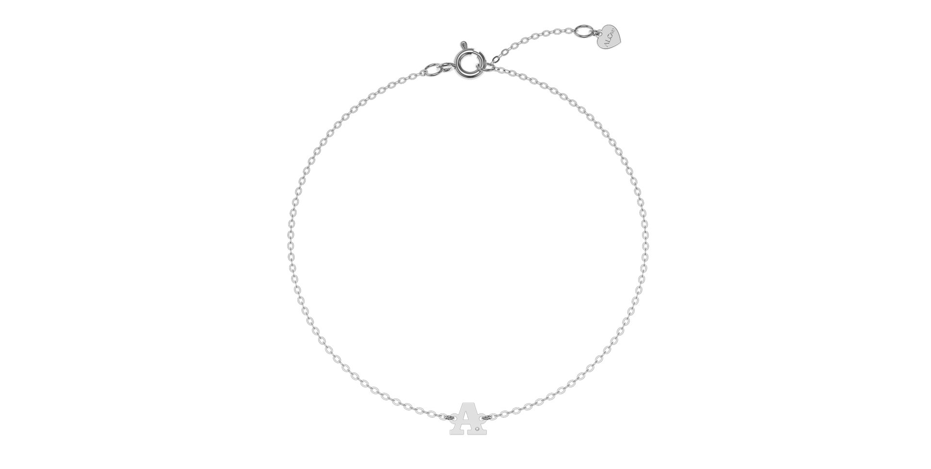 Náramok s diamantom Classic Big A