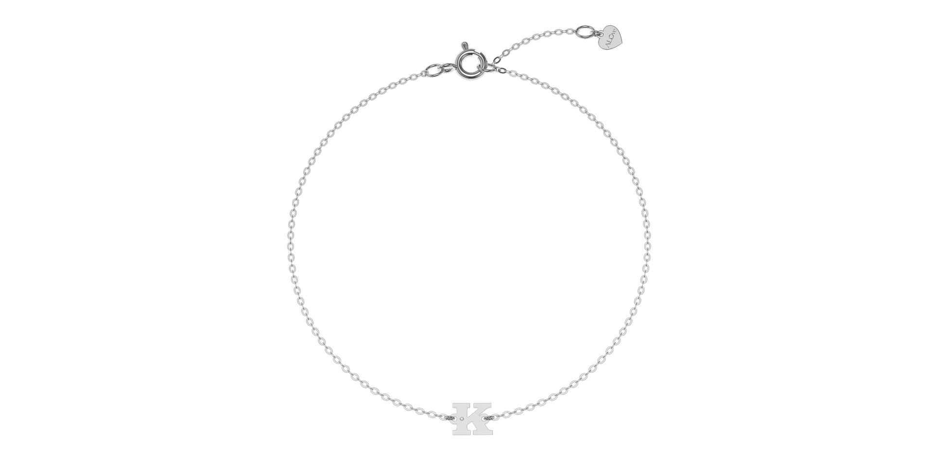 Náramok s diamantom Classic Big K