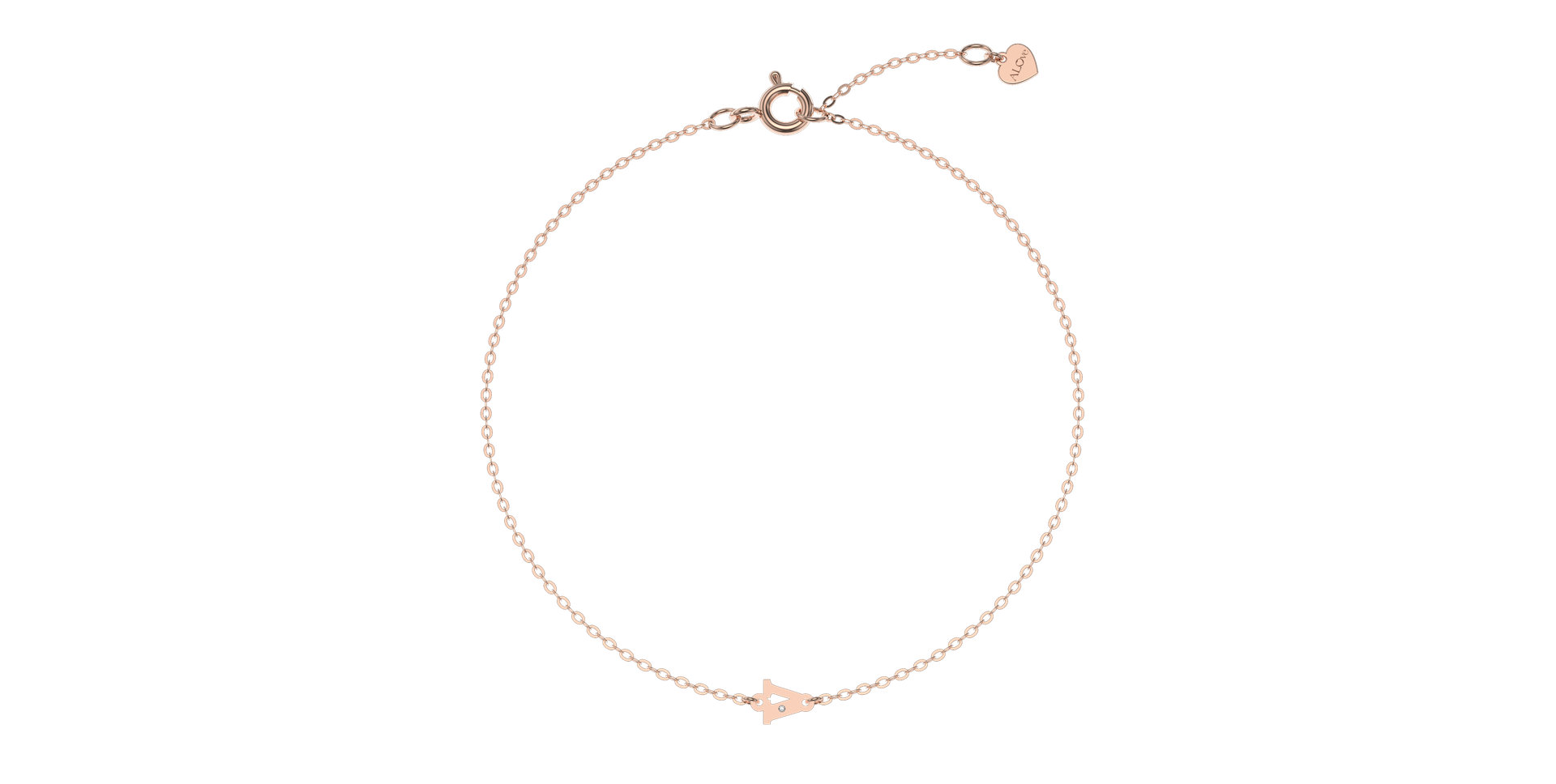 Náramok s diamantom Classic Little V