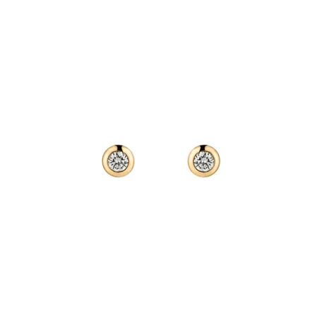 Náušnice s diamantom Sparkling Drops
