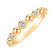 Prsteň s diamantmi Shiny Dots6