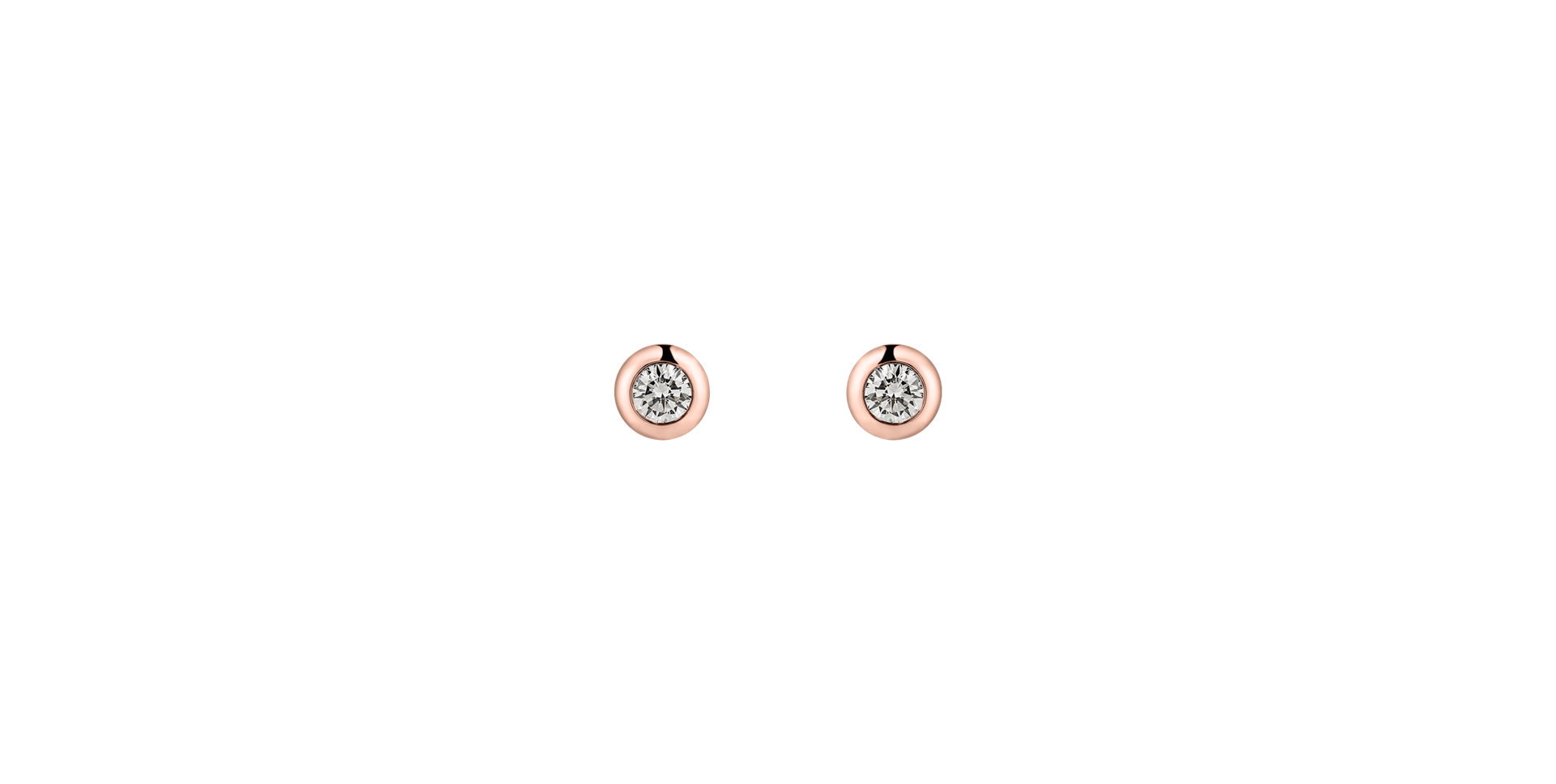 Náušnice s diamantom Sparkling Drops