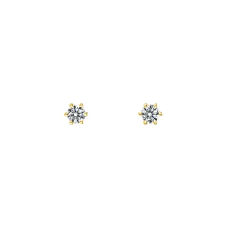 Náušnice s diamantom Essential Sparks