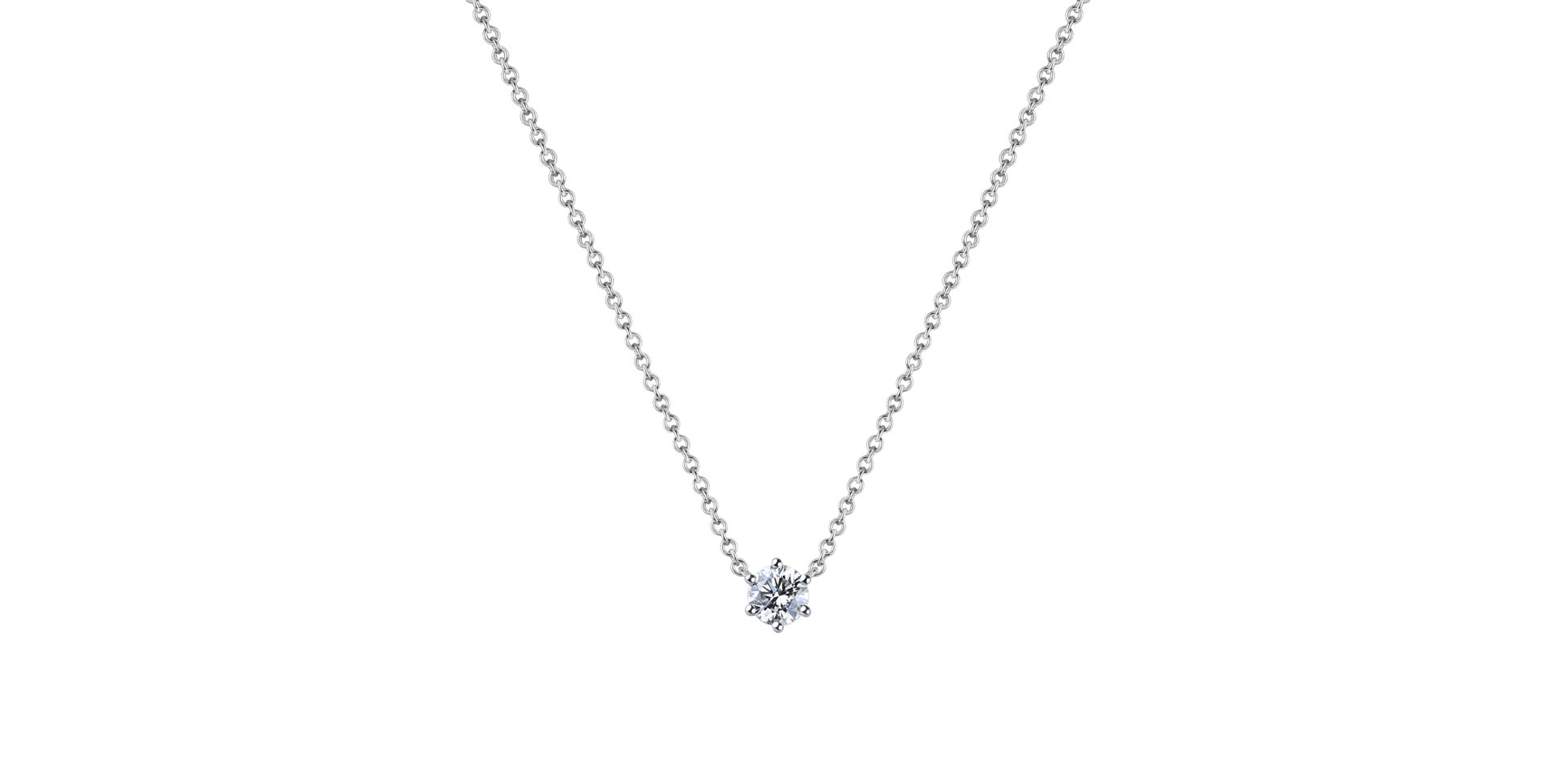 Náhrdelník s diamantom Essential Drop