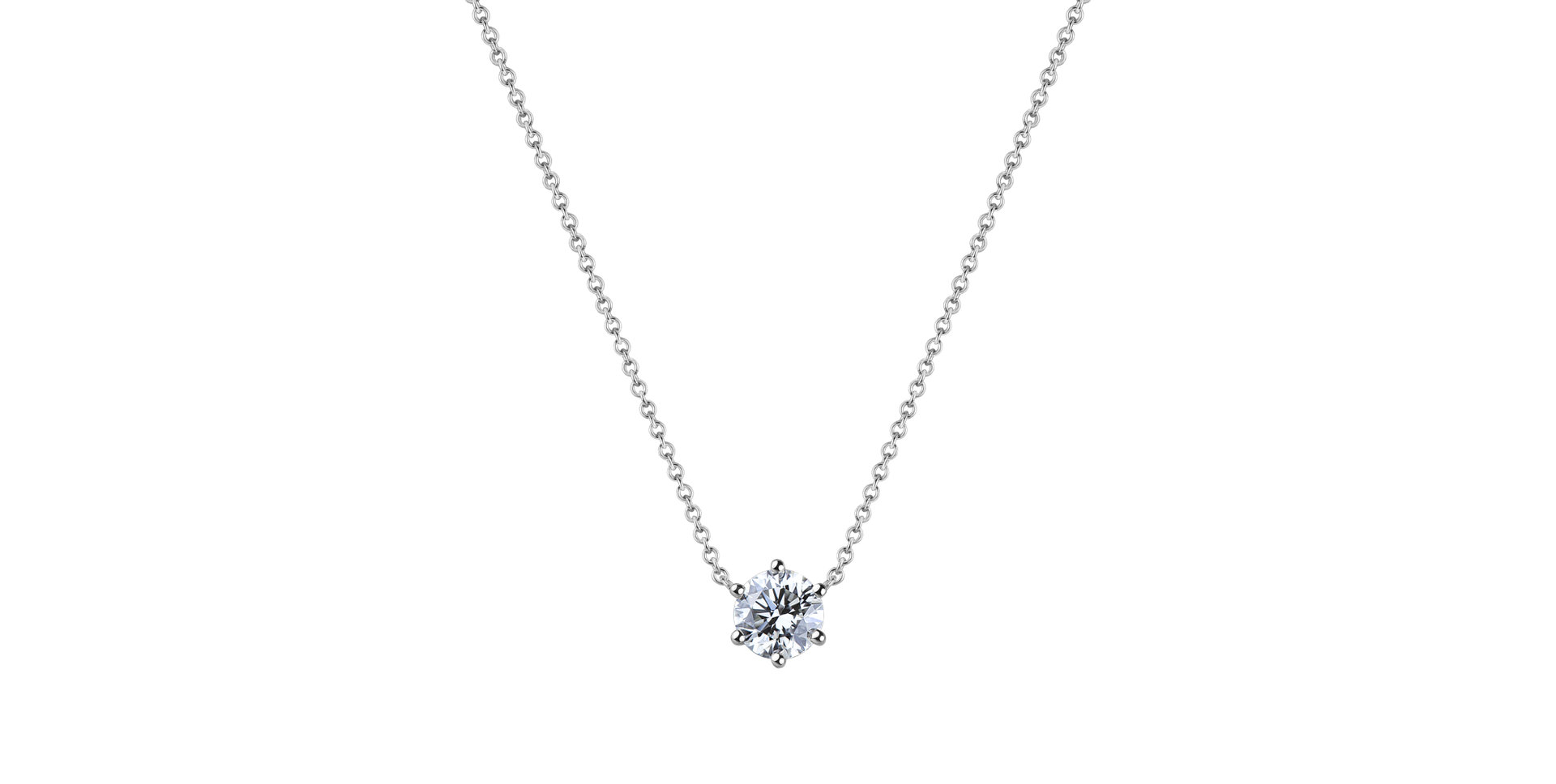 Náhrdelník s diamantom Essential Drop