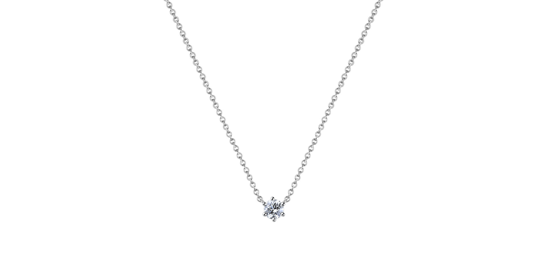 Náhrdelník s diamantom Essential Shine