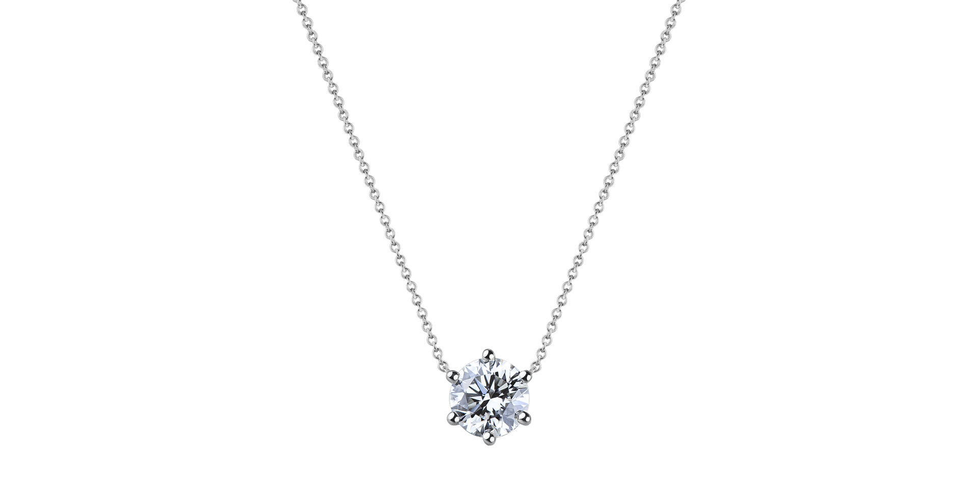 Náhrdelník s diamantom Essential Shine