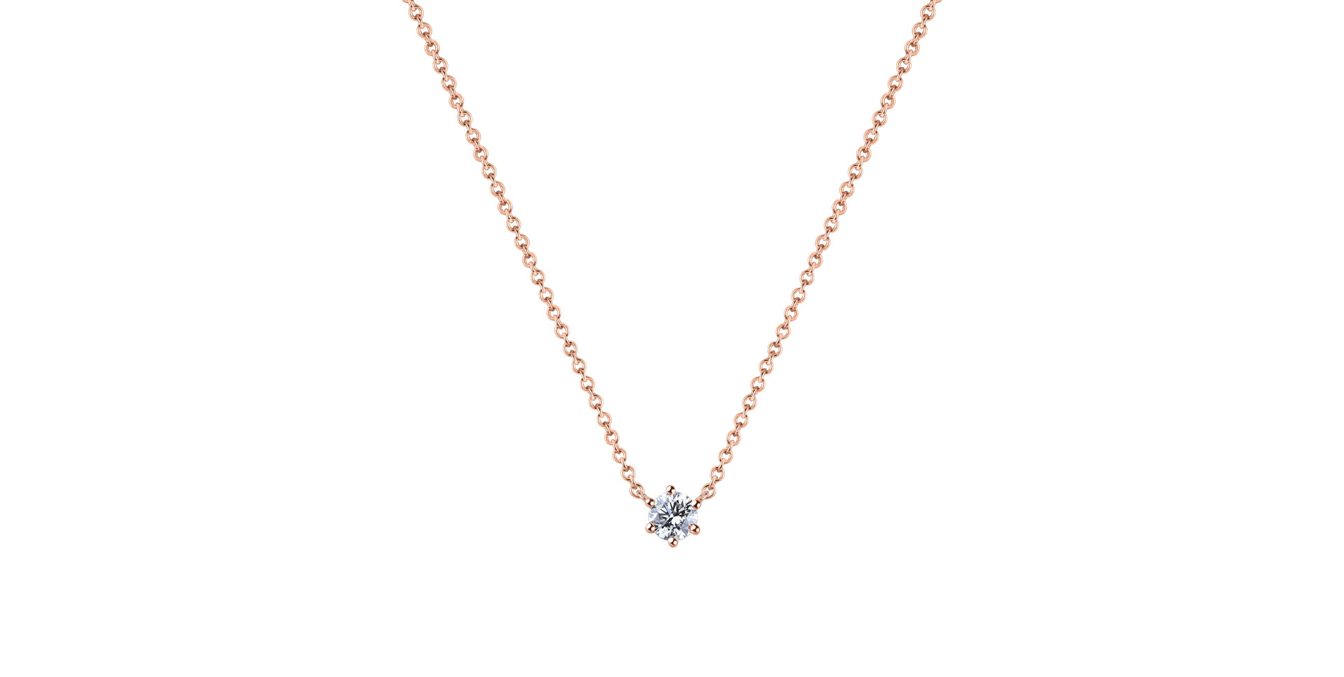 Náhrdelník s diamantom Essential Drop