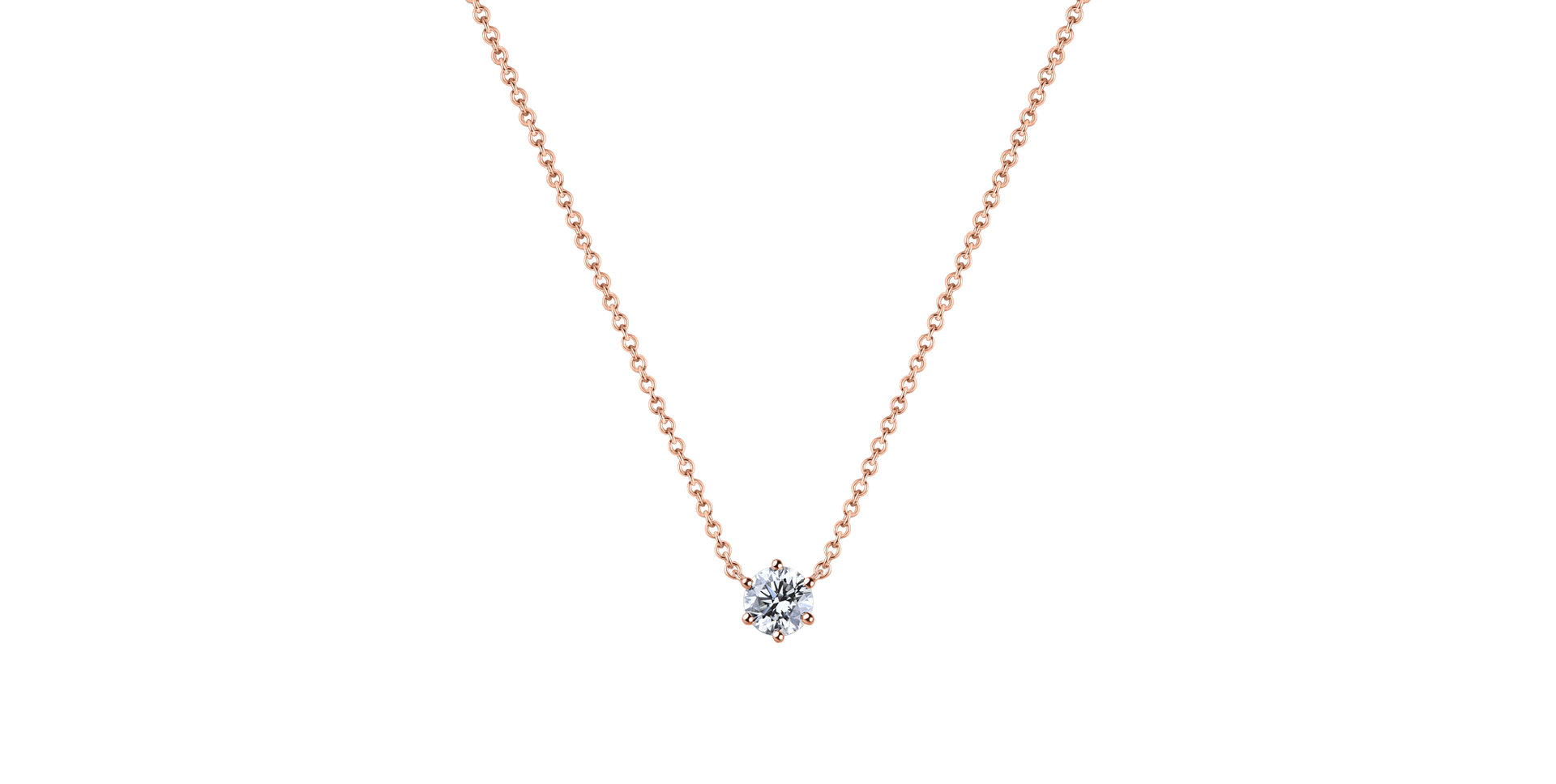 Náhrdelník s diamantom Essential Drop