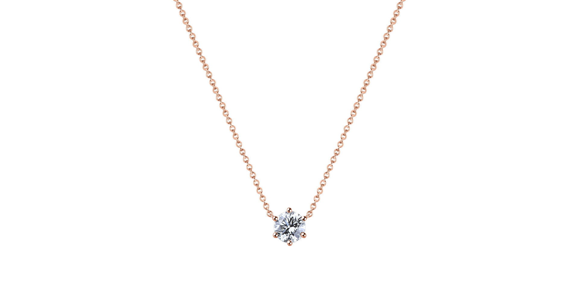 Náhrdelník s diamantom Essential Drop