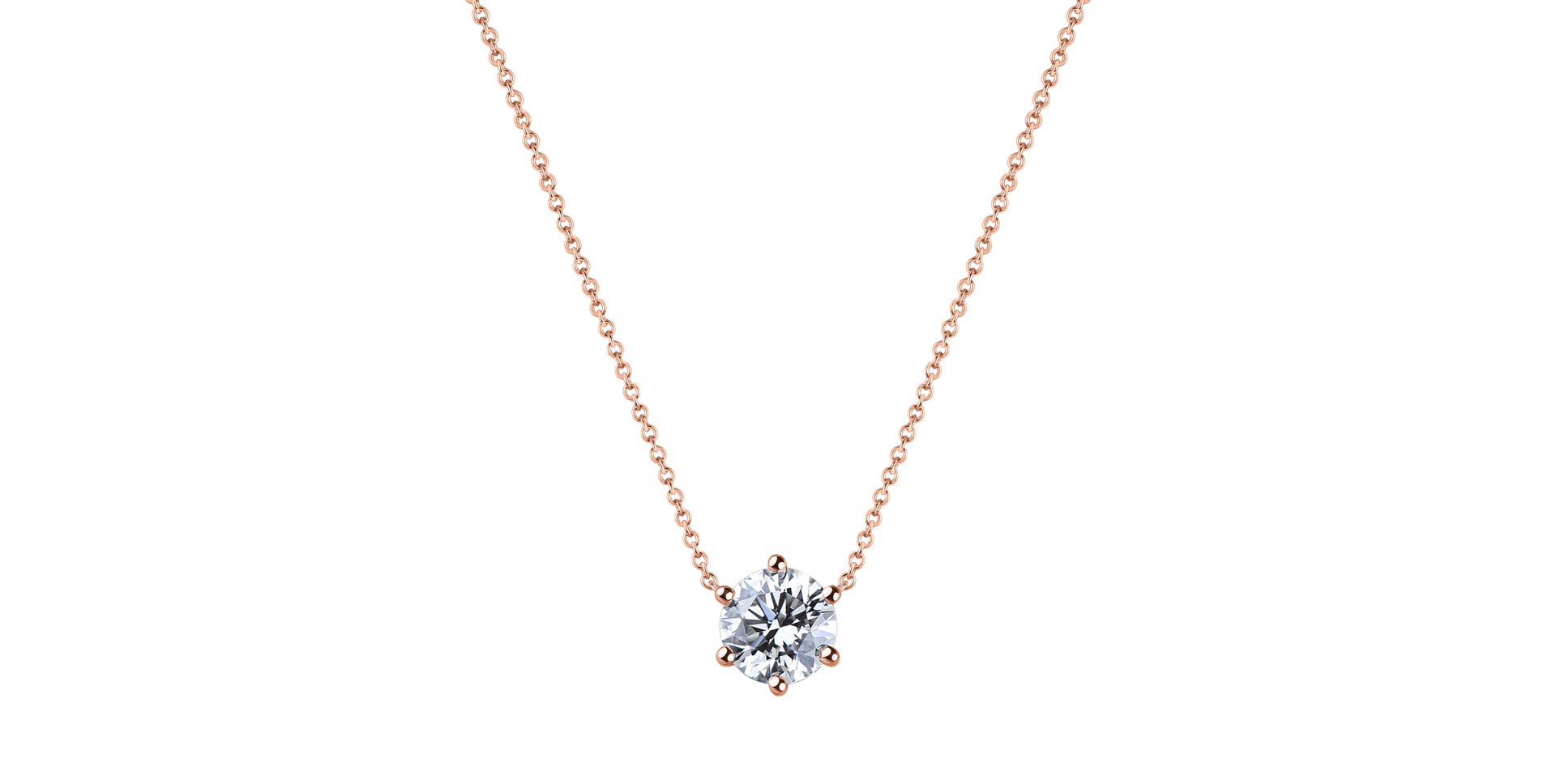 Náhrdelník s diamantom Essential Drop
