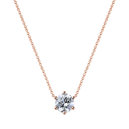 Náhrdelník s diamantom Essential Drop