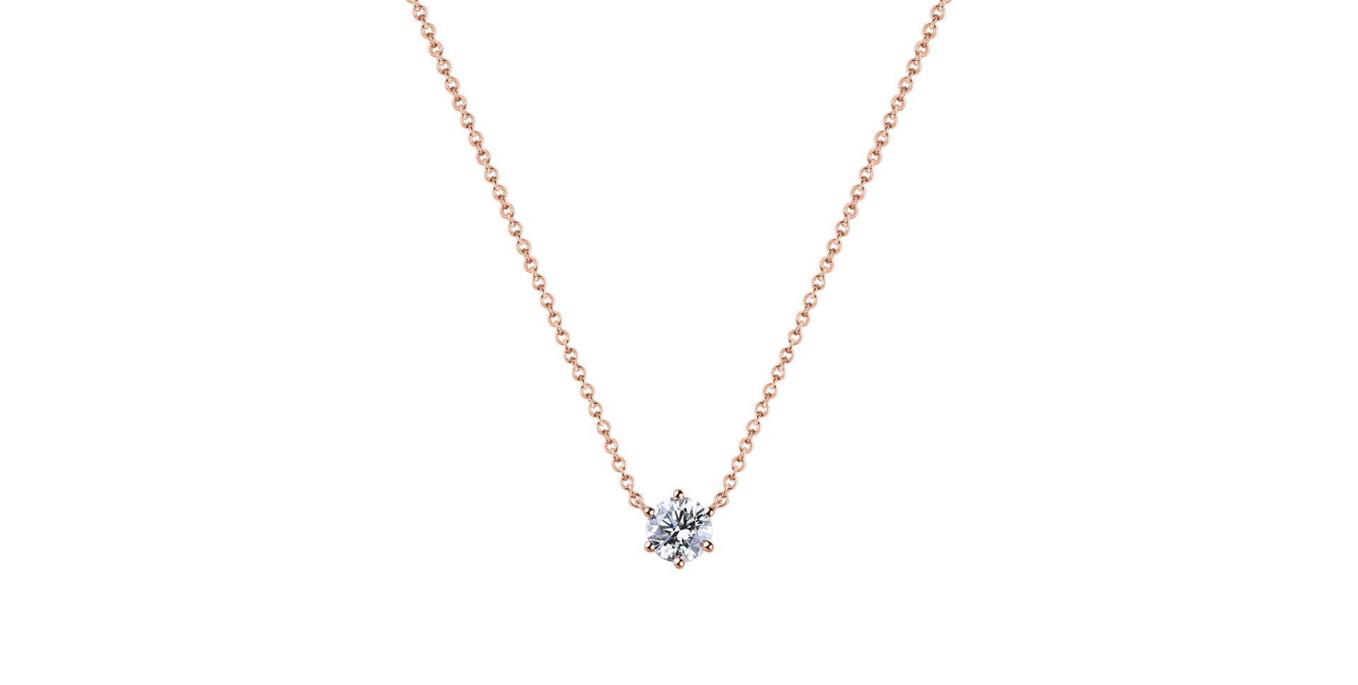 Náhrdelník s diamantom Essential Drop