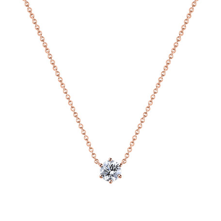 Náhrdelník s diamantom Essential Drop