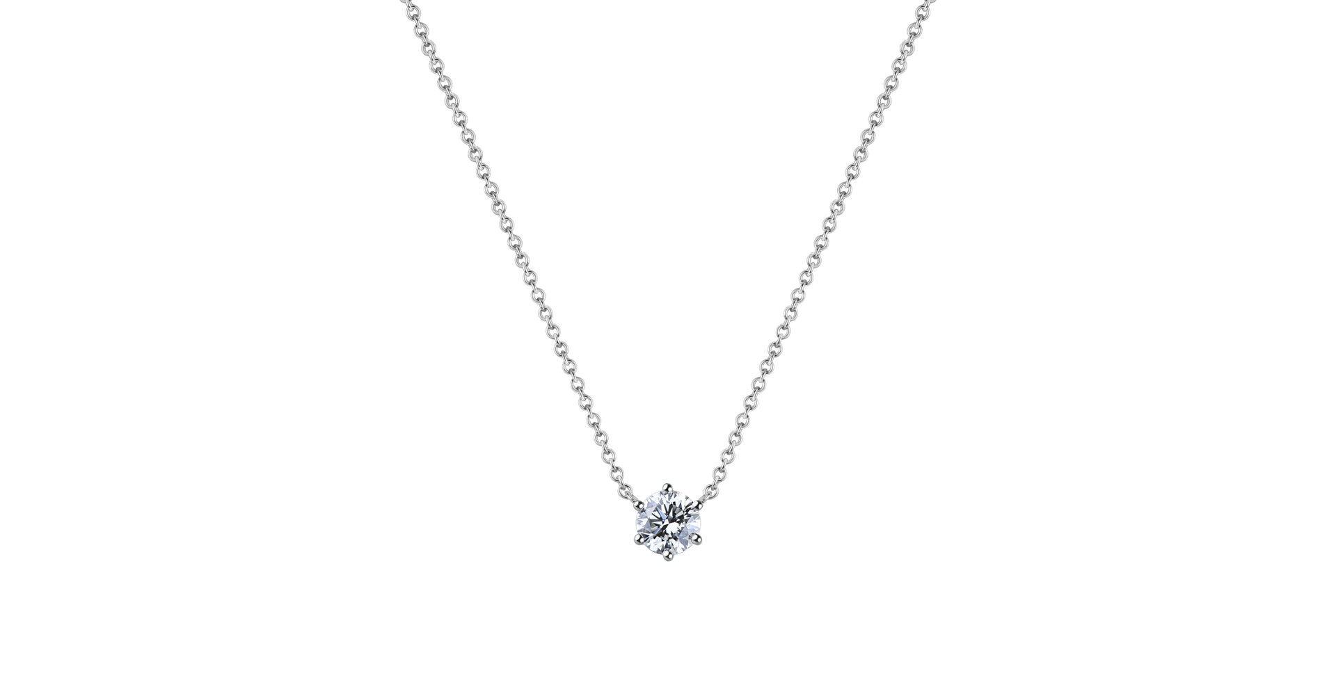 Náhrdelník s diamantom Essential Shine