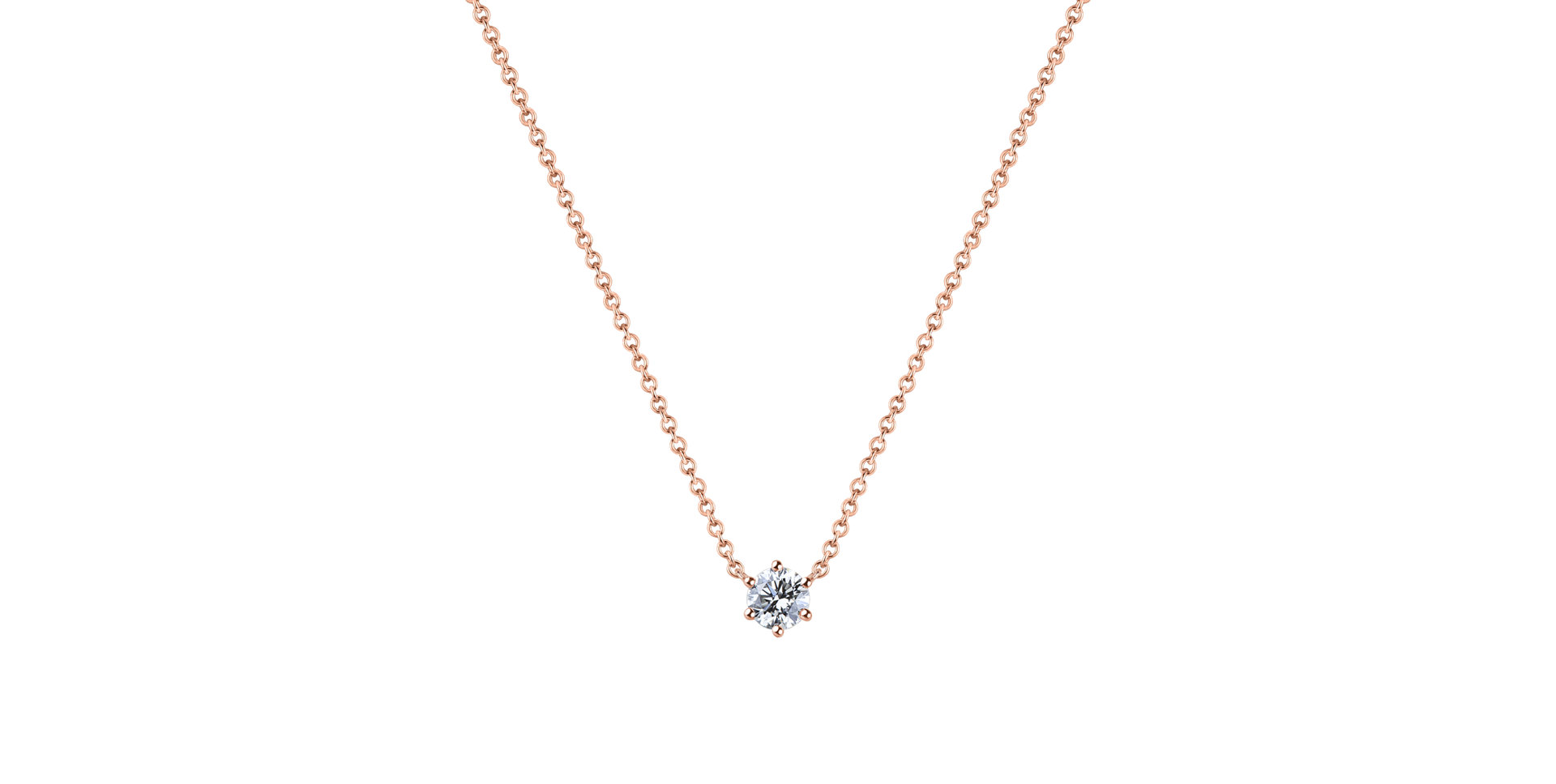 Náhrdelník s diamantom Essential Drop