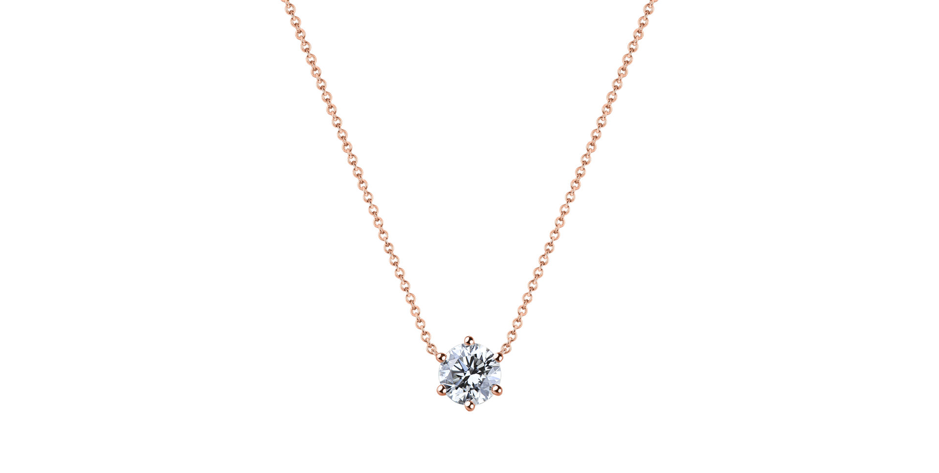Náhrdelník s diamantom Essential Shine