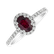 Prsteň s diamantmi a rubínom Princess6