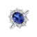 Prsteň s tanzanitom a diamantmi Princess Joy5