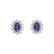 Náušnice s tanzanitom a diamantmi Princess Joy5