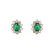 Náušnice so smaragdom a diamantmi Princess Joy5