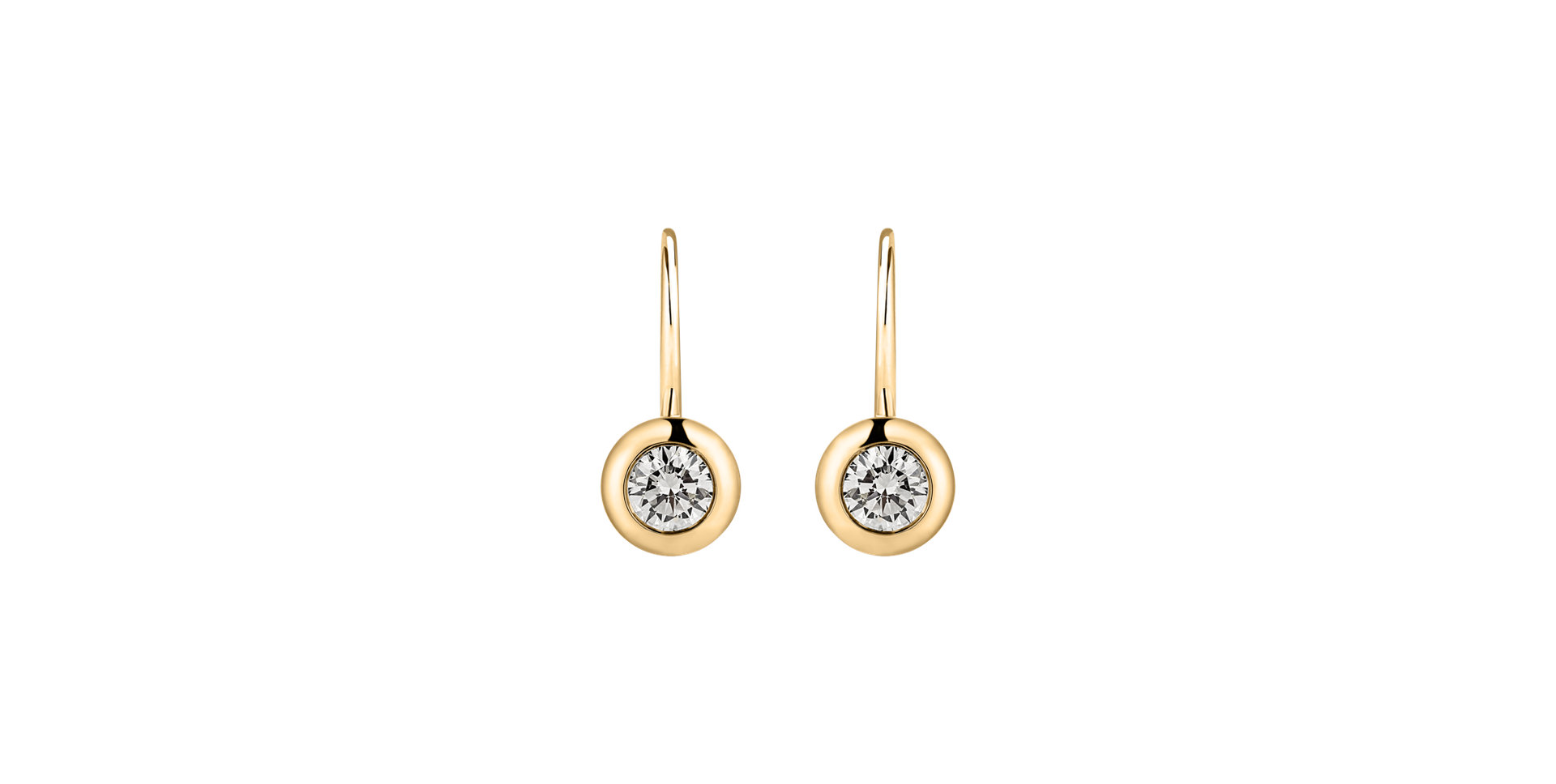 Náušnice s diamantom Sparkling Dots