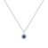 Náhrdelník s tanzanitom a diamantmi Radiant Shine4