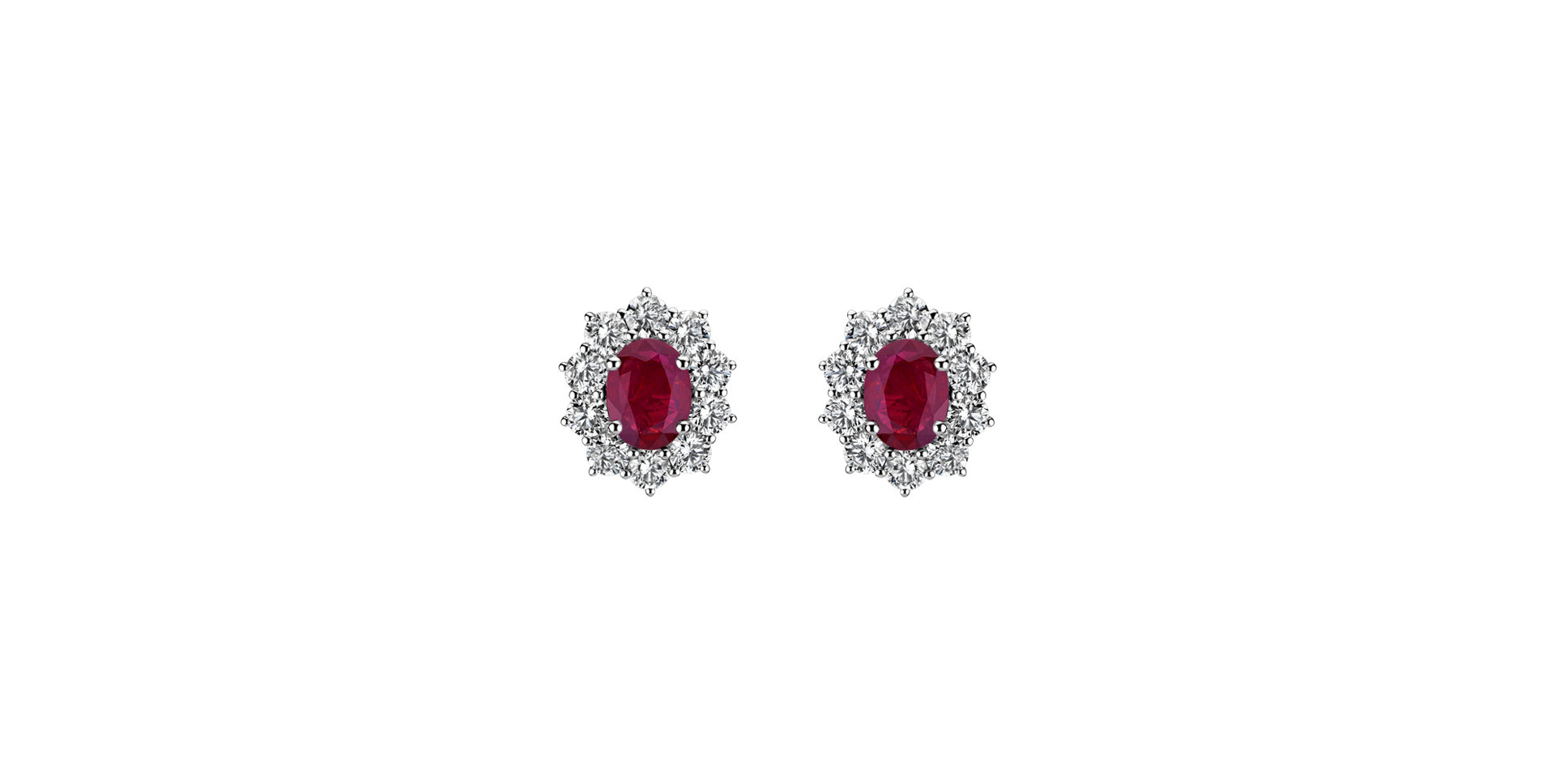 Prsteň s rubínom a diamantmi Princess