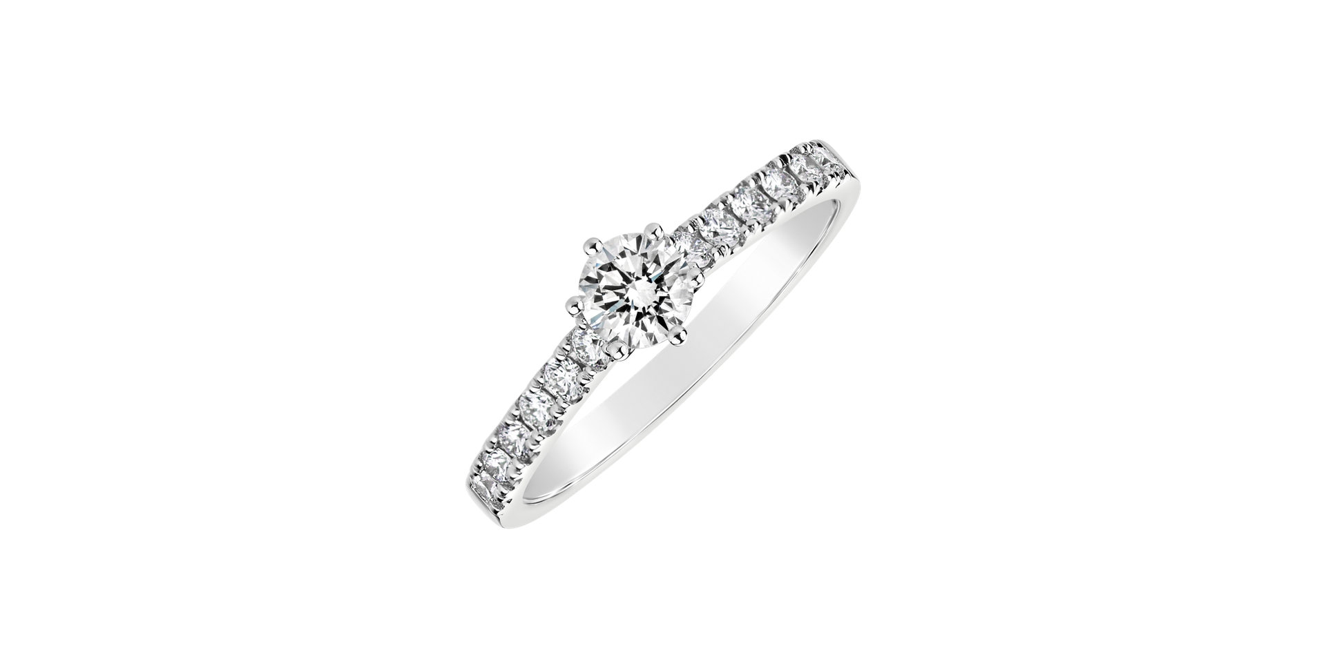 Prsteň s diamantmi Sparkling Love