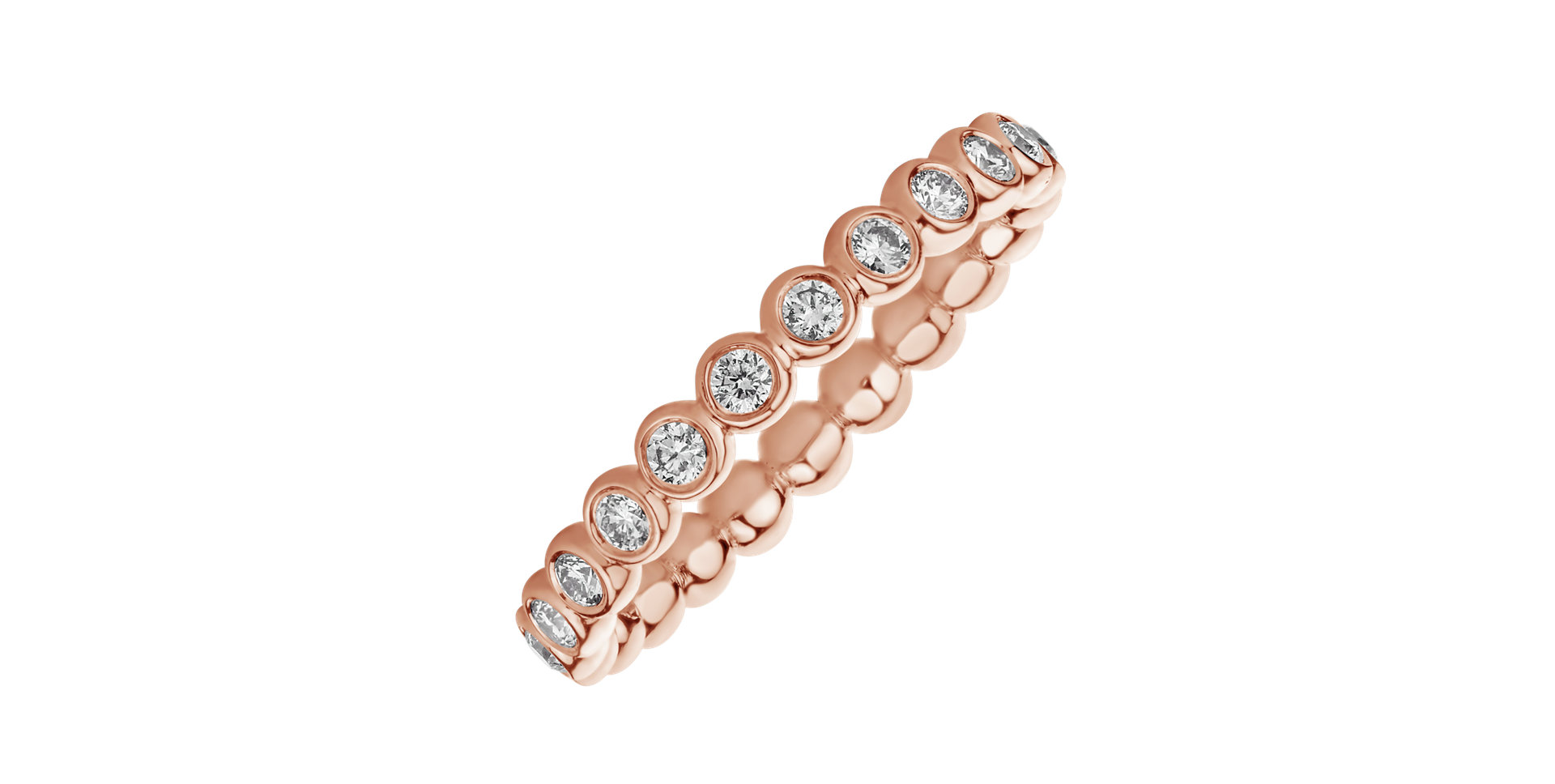 Prsteň s diamantmi Sparkling Dots