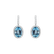 Náušnice akvamarínom s diamantmi Royal Hope5