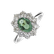 Prsteň so smaragdom a diamantmi Princess Joy4
