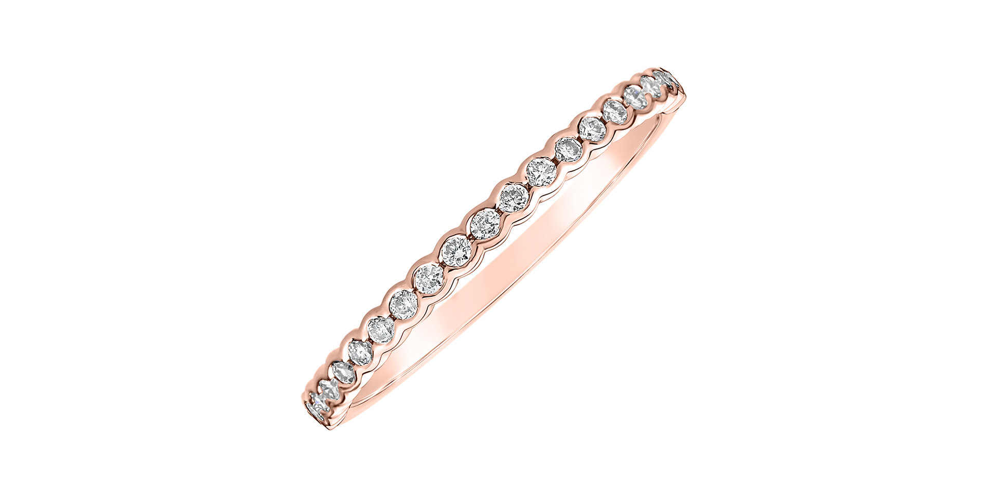 Prsteň s diamantmi Shiny Magic