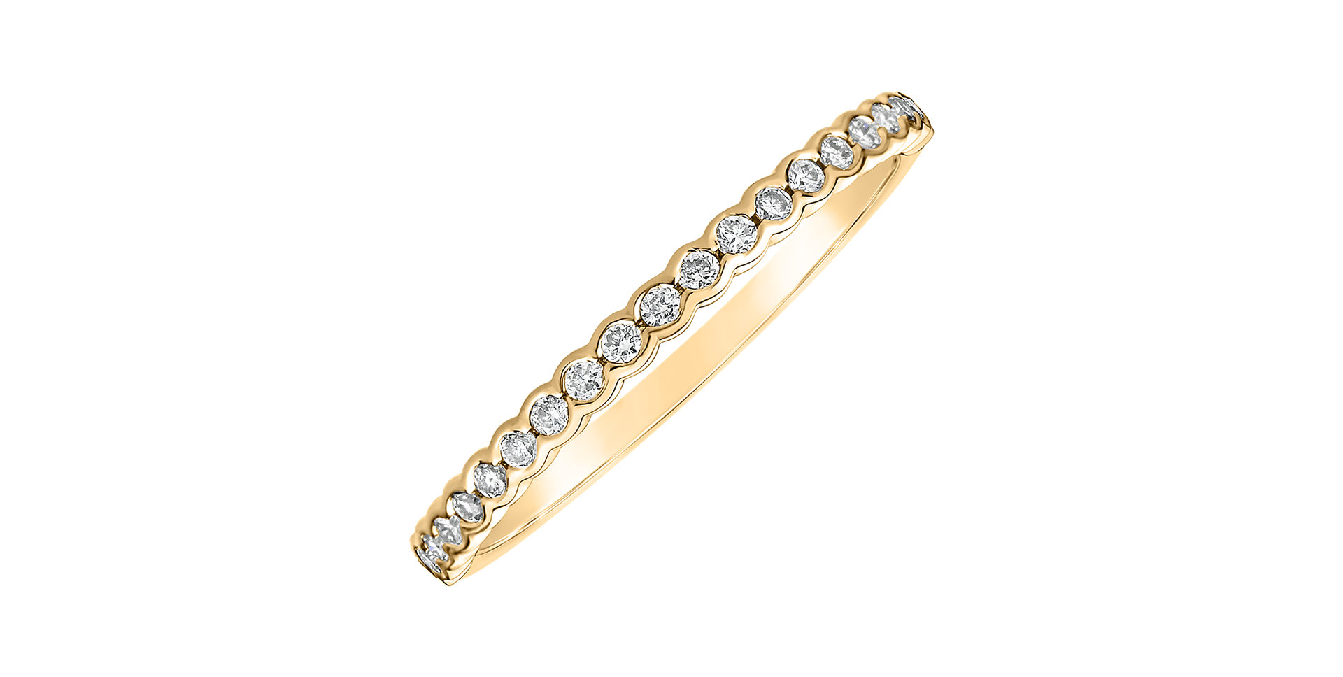 Prsteň s diamantmi Shiny Magic